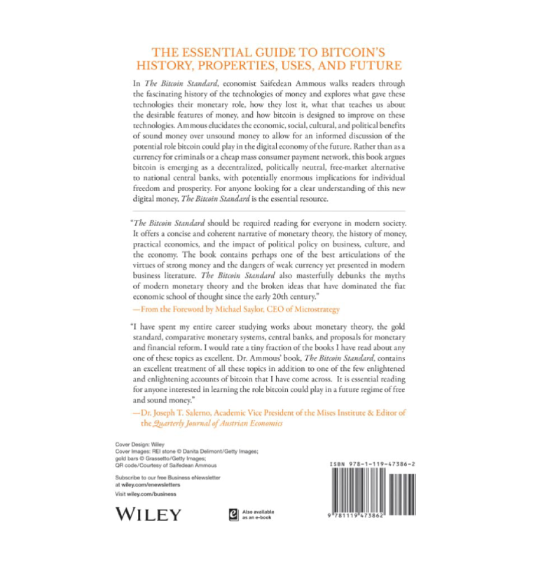 livre the bitcoin standard orange gold